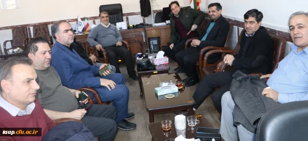 نشست صمیمی رییس  دانشگاه فرهنگیان استان آذربایجان شرقی با هیئت رئیسه و مدیران گروههای آموزشی  و درسی پردیس علامه امینی 2