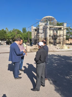 یادمان شهید گمنام با پیشرفت بیش از ۸۰ درصد در پردیس علامه امینی 