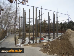 یادمان شهید گمنام با پیشرفت بیش از ۸۰ درصد در پردیس علامه امینی  6