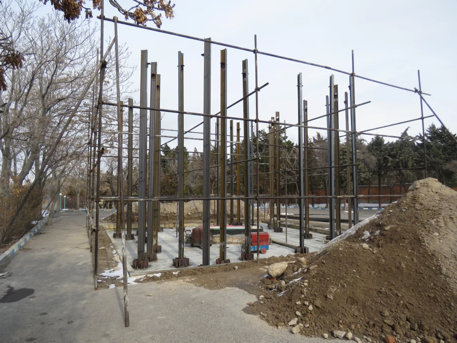 یادمان شهید گمنام با پیشرفت بیش از ۸۰ درصد در پردیس علامه امینی  6