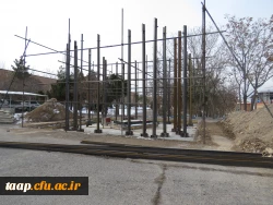 یادمان شهید گمنام با پیشرفت بیش از ۸۰ درصد در پردیس علامه امینی  7