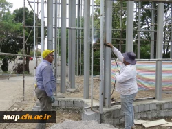 یادمان شهید گمنام با پیشرفت بیش از ۸۰ درصد در پردیس علامه امینی  8