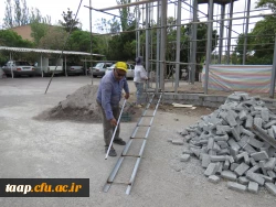 یادمان شهید گمنام با پیشرفت بیش از ۸۰ درصد در پردیس علامه امینی  11