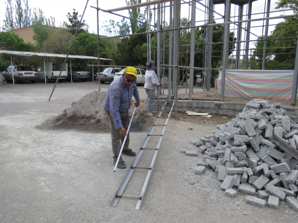 یادمان شهید گمنام با پیشرفت بیش از ۸۰ درصد در پردیس علامه امینی  11