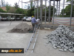 یادمان شهید گمنام با پیشرفت بیش از ۸۰ درصد در پردیس علامه امینی  12