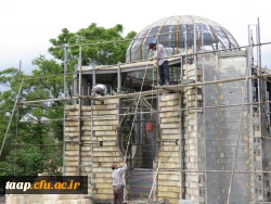 یادمان شهید گمنام با پیشرفت بیش از ۸۰ درصد در پردیس علامه امینی  13