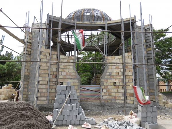 یادمان شهید گمنام با پیشرفت بیش از ۸۰ درصد در پردیس علامه امینی  14