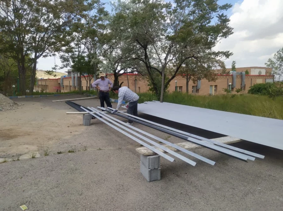 یادمان شهید گمنام با پیشرفت بیش از ۸۰ درصد در پردیس علامه امینی  18