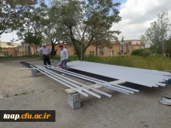 یادمان شهید گمنام با پیشرفت بیش از ۸۰ درصد در پردیس علامه امینی  19