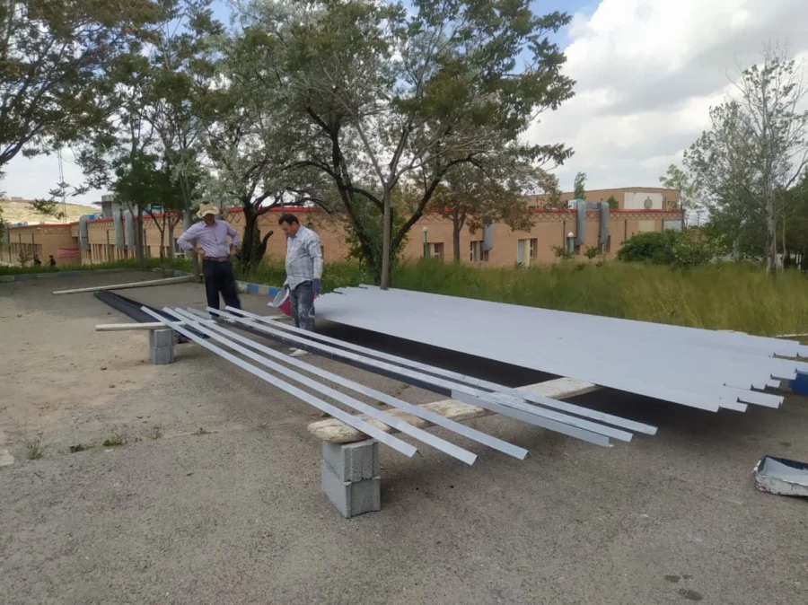 یادمان شهید گمنام با پیشرفت بیش از ۸۰ درصد در پردیس علامه امینی  19