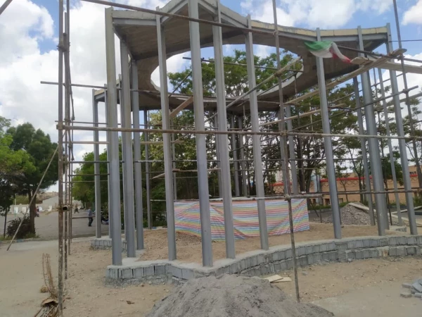 یادمان شهید گمنام با پیشرفت بیش از ۸۰ درصد در پردیس علامه امینی  20