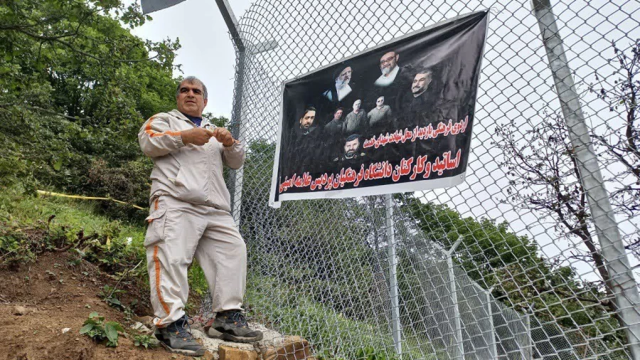 اردوی  علمی و فرهنگی ویژه اساتید و کارکنان پردیس علامه امینی(ره) به منطقه معراج شهدای خدمت در جنگلهای ورزقان برگزار گردید . 2