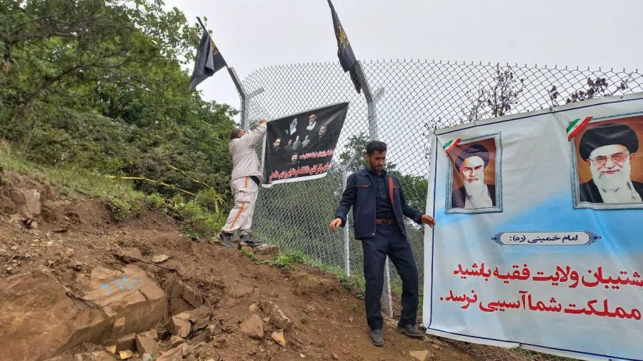 اردوی  علمی و فرهنگی ویژه اساتید و کارکنان پردیس علامه امینی(ره) به منطقه معراج شهدای خدمت در جنگلهای ورزقان برگزار گردید . 3