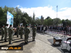 آیین افتتاح یادمان شهید گمنام دانشگاه فرهنگیان استان آذربایجان شرقی 3