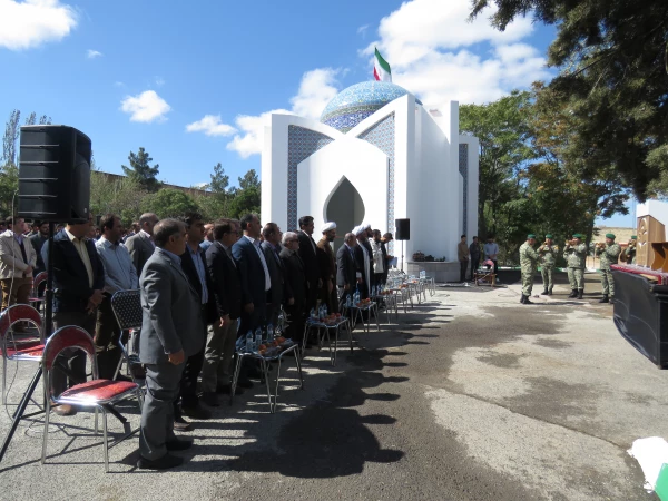 آیین افتتاح یادمان شهید گمنام دانشگاه فرهنگیان استان آذربایجان شرقی 5