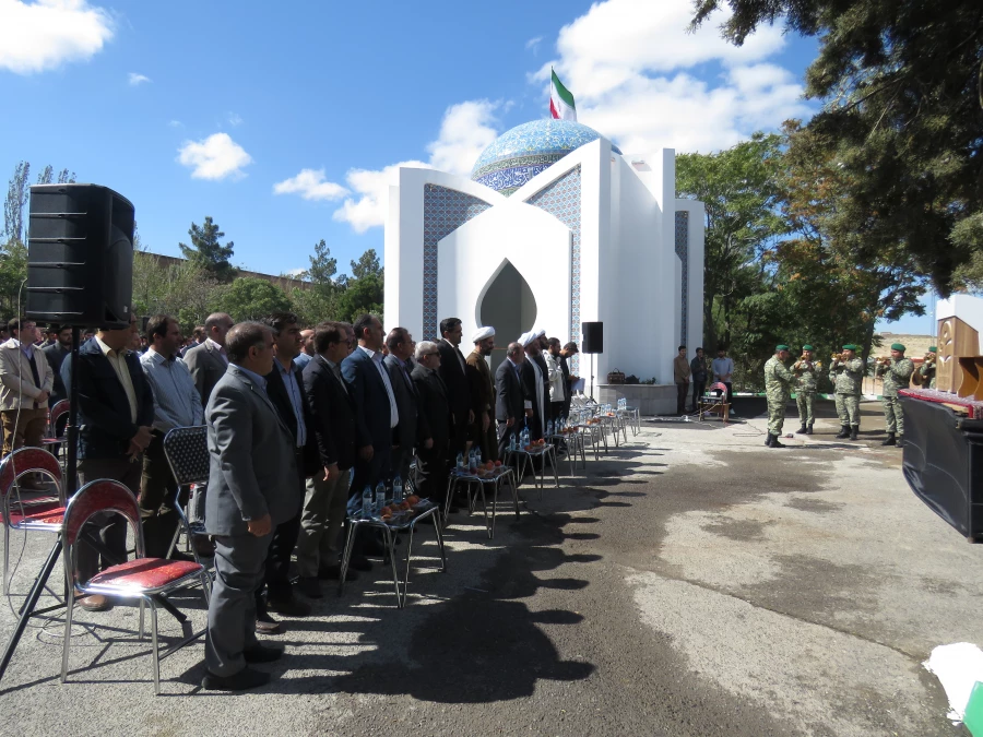 آیین افتتاح یادمان شهید گمنام دانشگاه فرهنگیان استان آذربایجان شرقی 5