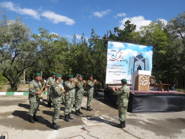 آیین افتتاح یادمان شهید گمنام دانشگاه فرهنگیان استان آذربایجان شرقی 6