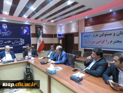 حضور دکتر منادی رئیس کمیسیون آموزش و تحقیقات مجلس شورای اسلامی در دانشگاه فرهنگیان استان آذربایجان شرقی 4