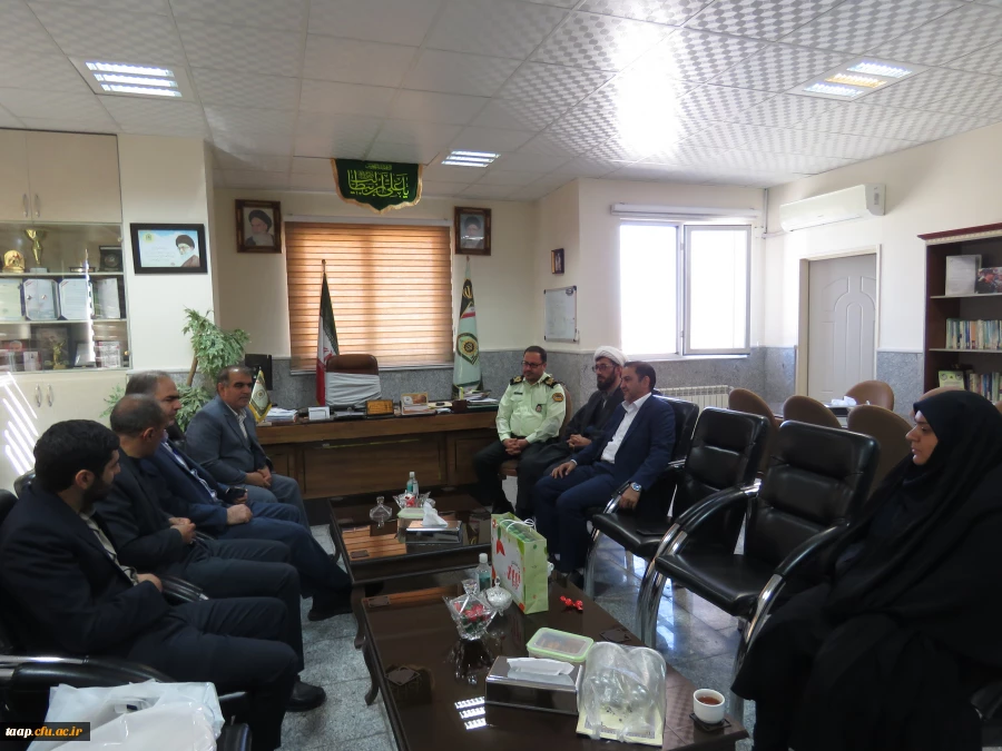 دیدار رئیس دانشگاه فرهنگیان پردیس علامه امینی تبریز و هیئت همراه با سردار شهبازی 2