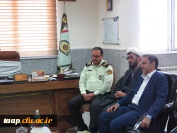 دیدار رئیس دانشگاه فرهنگیان پردیس علامه امینی تبریز و هیئت همراه با سردار شهبازی 3