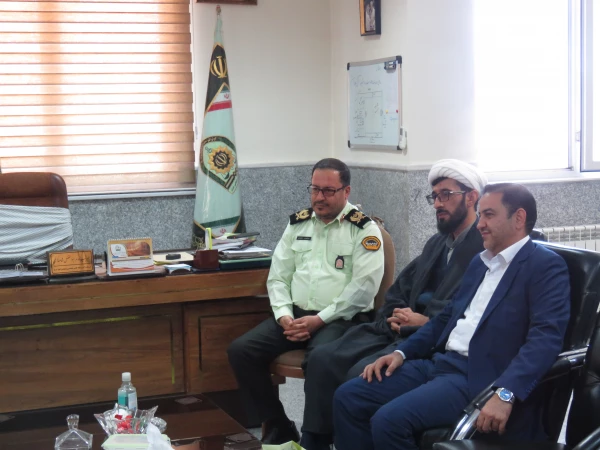 دیدار رئیس دانشگاه فرهنگیان پردیس علامه امینی تبریز و هیئت همراه با سردار شهبازی 3