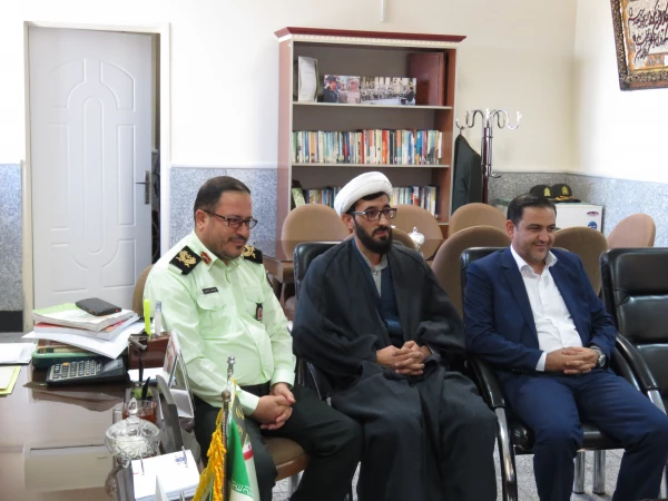 دیدار رئیس دانشگاه فرهنگیان پردیس علامه امینی تبریز و هیئت همراه با سردار شهبازی 4