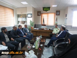 دیدار رئیس دانشگاه فرهنگیان پردیس علامه امینی تبریز و هیئت همراه با سردار شهبازی 6