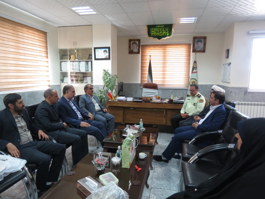 دیدار رئیس دانشگاه فرهنگیان پردیس علامه امینی تبریز و هیئت همراه با سردار شهبازی 6