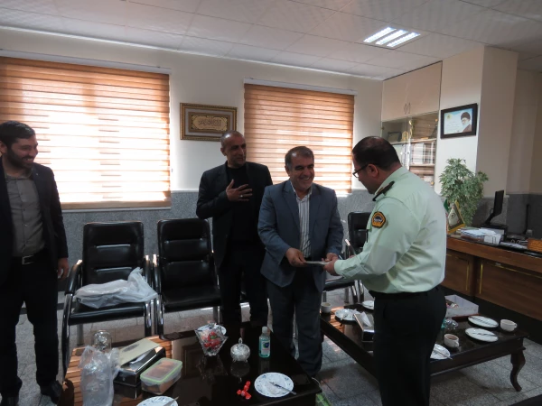 دیدار رئیس دانشگاه فرهنگیان پردیس علامه امینی تبریز و هیئت همراه با سردار شهبازی 7