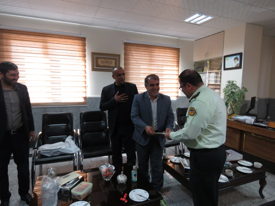 دیدار رئیس دانشگاه فرهنگیان پردیس علامه امینی تبریز و هیئت همراه با سردار شهبازی 7