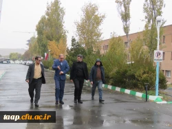  مشاورمحترم شهردار تبریز جناب آقای جعفرزاده و جناب آقای کریمی معاونت توسعه منابع و اموردانشجویی و شهردارناحیه 2 منطقه 3  از پردیس علامه امینی تبریز بازدید کردند. 3