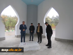  مشاورمحترم شهردار تبریز جناب آقای جعفرزاده و جناب آقای کریمی معاونت توسعه منابع و اموردانشجویی و شهردارناحیه 2 منطقه 3  از پردیس علامه امینی تبریز بازدید کردند. 4