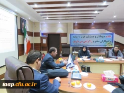 کارگاه آموزشی اصول نگارش های دانشجویی با تدریس جناب آقای دکتر پیر عین الدین عضو هیئت علمی دانشگاه 6