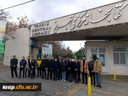 بازدید از کتابخانه مرکزی تبریز به مناسبت هفته کتاب و کتابخوانی 2