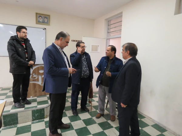 دکتر عباس زاده ریاست پردیس علامه امینی تبریز به همراه معاونین و کارشناس مسئولان از کیفیت برگزاری امتحانات نیمسال اول دی ماه 1403 بازدید کردند. 4