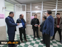 دکتر عباس زاده ریاست پردیس علامه امینی تبریز به همراه معاونین و کارشناس مسئولان از کیفیت برگزاری امتحانات نیمسال اول دی ماه 1403 بازدید کردند. 6