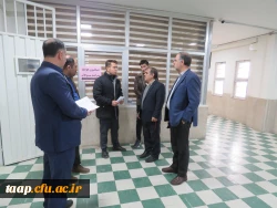 دکتر عباس زاده ریاست پردیس علامه امینی تبریز به همراه معاونین و کارشناس مسئولان از کیفیت برگزاری امتحانات نیمسال اول دی ماه 1403 بازدید کردند. 7