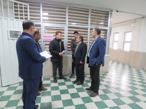 دکتر عباس زاده ریاست پردیس علامه امینی تبریز به همراه معاونین و کارشناس مسئولان از کیفیت برگزاری امتحانات نیمسال اول دی ماه 1403 بازدید کردند. 7