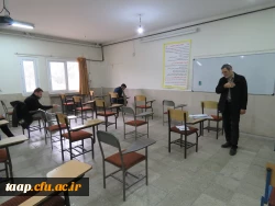 دکتر عباس زاده ریاست پردیس علامه امینی تبریز به همراه معاونین و کارشناس مسئولان از کیفیت برگزاری امتحانات نیمسال اول دی ماه 1403 بازدید کردند. 9