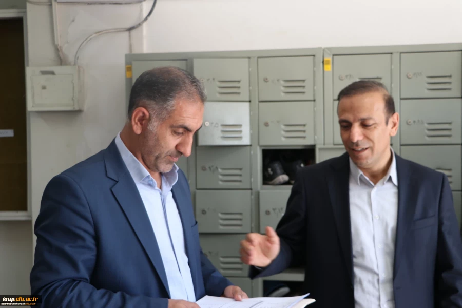 بازدید رئیس دانشگاه فرهنگیان استان آذربایجان شرقی از خوابگاه دانشجویی پردیس علامه امینی تبریز 2