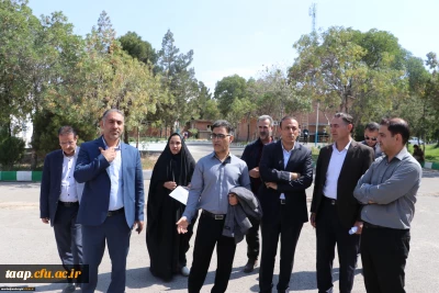 بازدید کارگروه عمران سازمان مرکزی از دانشگاه فرهنگیان پردیس علامه امینی