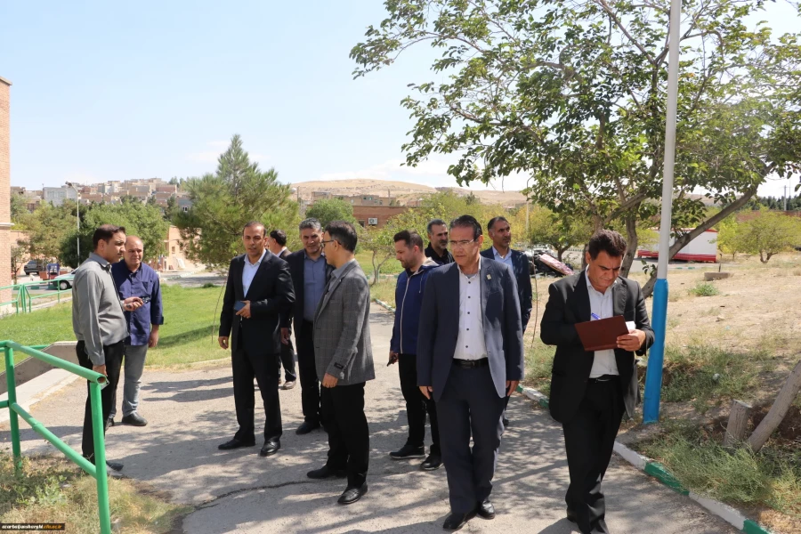 بازدید کارگروه عمران سازمان مرکزی از دانشگاه فرهنگیان پردیس علامه امینی 4