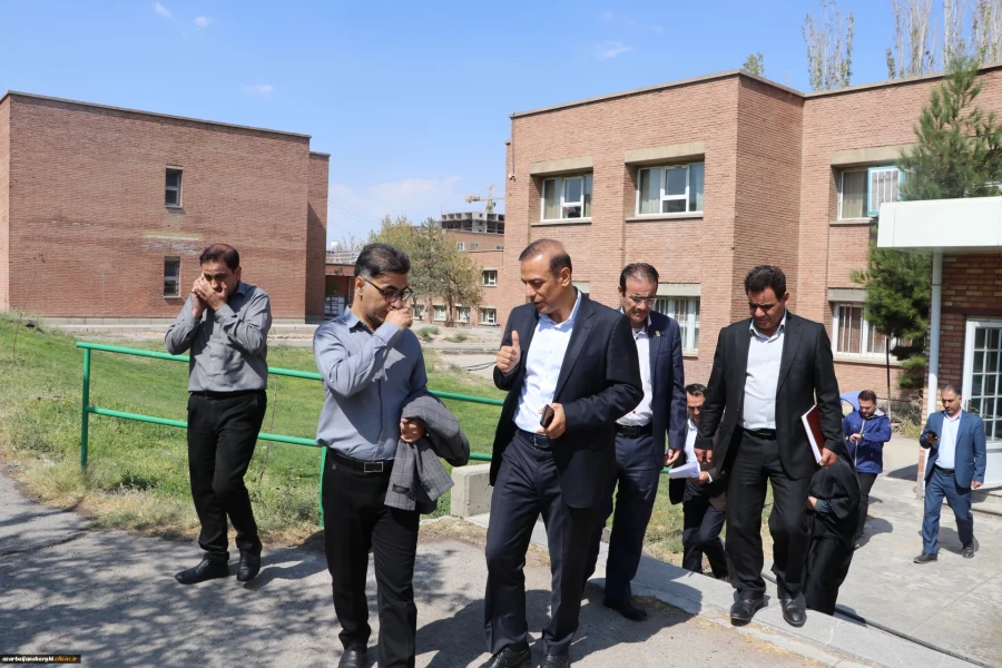 بازدید کارگروه عمران سازمان مرکزی از دانشگاه فرهنگیان پردیس علامه امینی 5