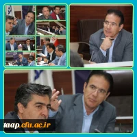 جلسه شورای دانشجویی و سرپرستی پردیس علامه امینی تبریز  2