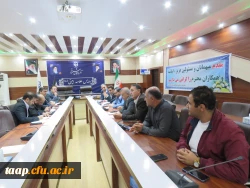 جلسه شورای دانشجویی و سرپرستی پردیس علامه امینی تبریز  3