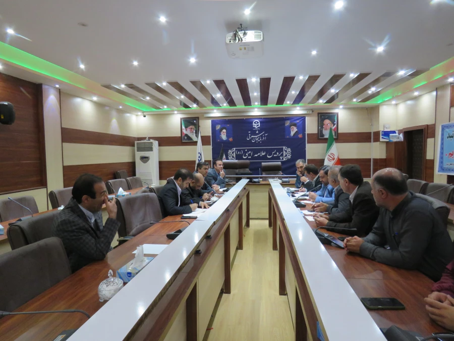 جلسه شورای دانشجویی و سرپرستی پردیس علامه امینی تبریز  4