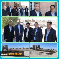 بازدید هیئت رئیسه دانشگاه فرهنگیان آذربایجان شرقی  از روند اجرایی پارکینگ دانشجویی پردیس علامه امینی تبریز  2