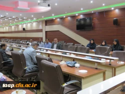  برگزاری جلسه  شورای اداری پردیس علامه امینی تبریز در سالن شمس پردیس
 2