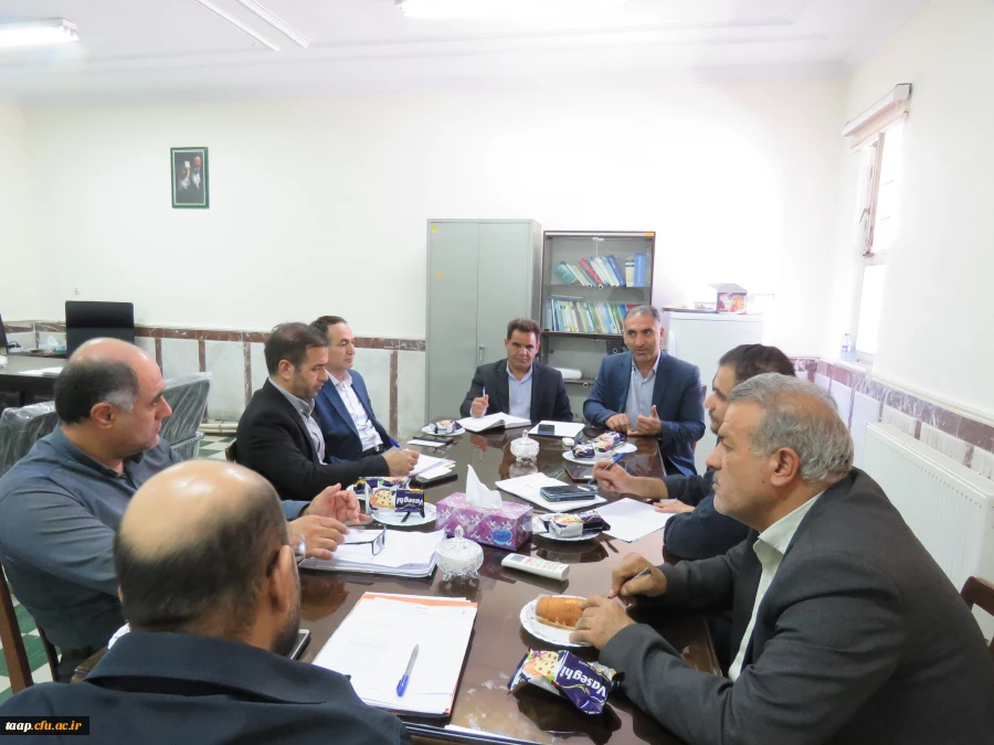 جلسه شورای سرپرستی پردیس روز دوشنبه مورخه 1404/08/12 برگزار شد. 2