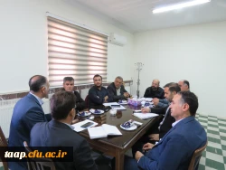 جلسه شورای سرپرستی پردیس روز دوشنبه مورخه 1404/08/12 برگزار شد. 3